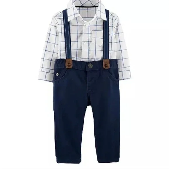 Baby Boy Carter's Pants and Suspenders Set / 6 mths. - Picture 1 of 5